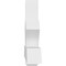 Ekena Millwork Redmond Architectural Grade PVC Gable Bracket, 96"W x 28"H x 6"D x 6"F, 7/12 Pitch GBP096X28X0606RED00 - alternate 4